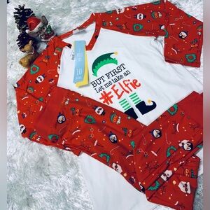 Adorable size 2 boys or girls unisex LuLaRoe kids Christmas Pajamas.